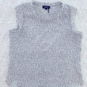 DKNY short sleeve blouse size: L